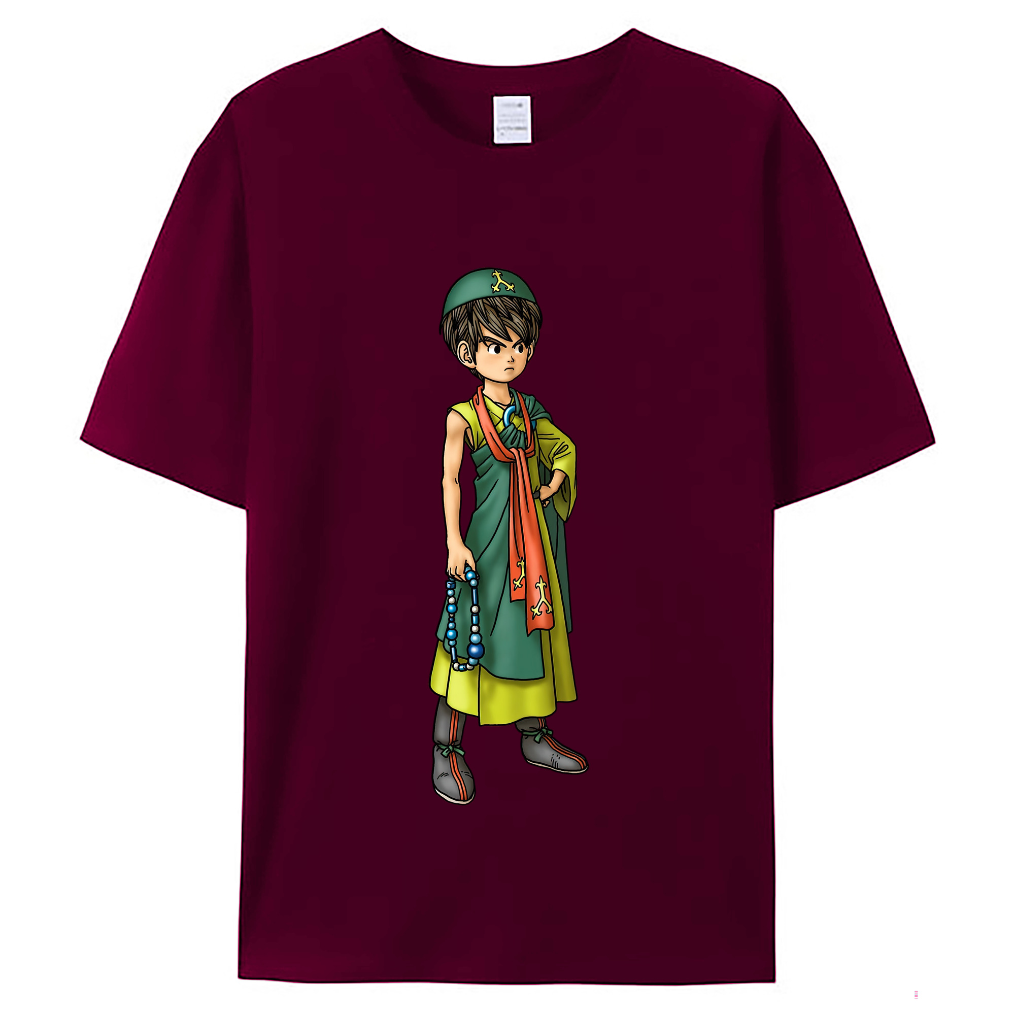 （画像用） ドラゴンクエスト Doragon Kuesuto Dragon Quest レディースカジュアルプリントTシャツ（綿100％）